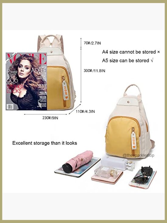 Mini Nylon Travel Sling Bag Crossbody Shoulder Purse Lightweight Backpack main image 6